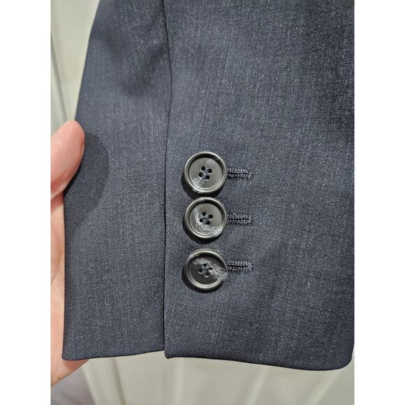 NWT Talbots Wool Blend Navy Blue Blazer Jacket Women's Size 10 MSRP $209.00 - Picture 5 of 10